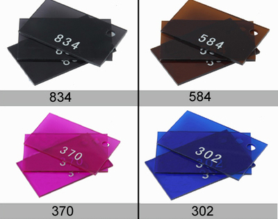 Transparent color Extruded Acrylic Sheet