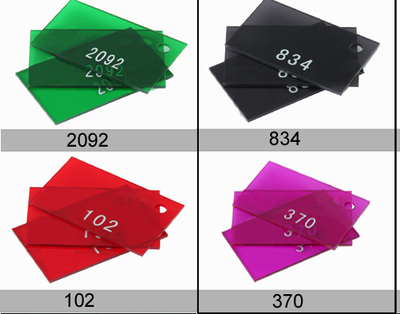 Transparent color Cast Acrylic Sheet